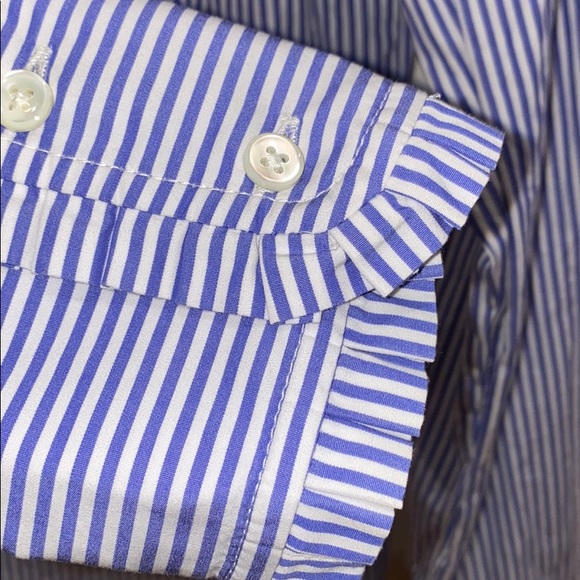 JCrew Ruffled Buttoned Down Shirt - Picture 3 of 7